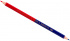 Двухсторонний офисный карандаш, цвет красный и синий, диаметр стержня 2,85 мм, диаметр корпуса 7,5 м